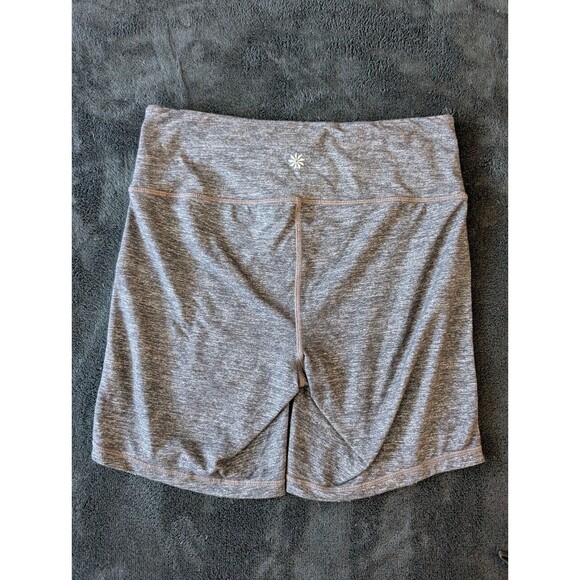 Athleta Pants - Athleta Womens Grey 6” Bicycle Weightlifting Pilates Stretch Athleisure Shorts M